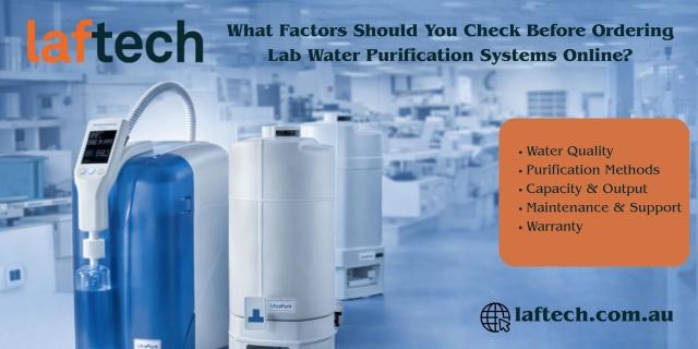 What Factors Should You Check Before Ordering Lab Water Purification Systems Online?